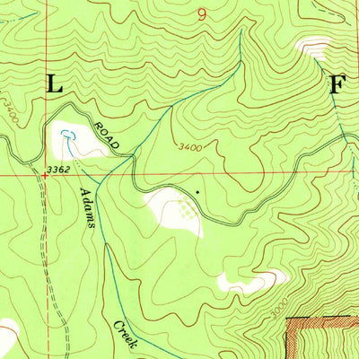 United States Geological Survey Brush Creek, CA (1970, 24000-Scale) digital map