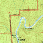 United States Geological Survey Brush Creek, CA (1970, 24000-Scale) digital map