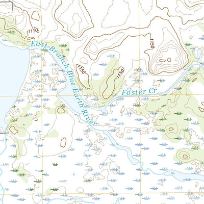 United States Geological Survey Brush Creek, MN (2022, 24000-Scale) digital map