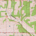 United States Geological Survey Brush Creek, MO (1979, 24000-Scale) digital map
