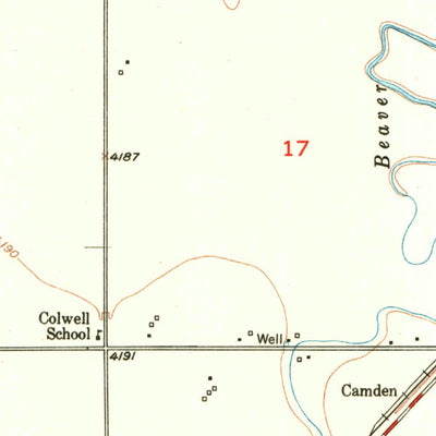 United States Geological Survey Brush East, CO (1951, 24000-Scale) digital map