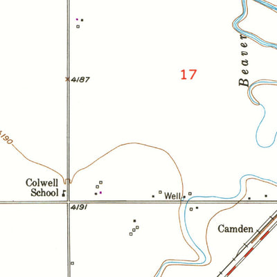 United States Geological Survey Brush East, CO (1971, 24000-Scale) digital map