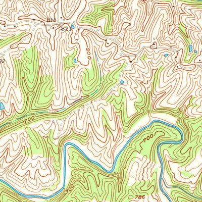 United States Geological Survey Brush Grove, KY (1972, 24000-Scale) digital map