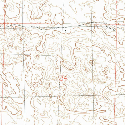 United States Geological Survey Brush Hill, NE (1987, 24000-Scale) digital map