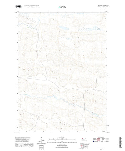 United States Geological Survey Brush Hill, NE (2021, 24000-Scale) digital map