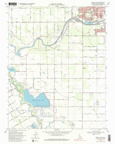 United States Geological Survey Brush Lake, CA (1969, 24000-Scale) digital map