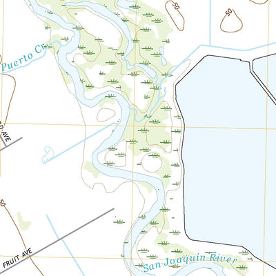 United States Geological Survey Brush Lake, CA (2021, 24000-Scale) digital map
