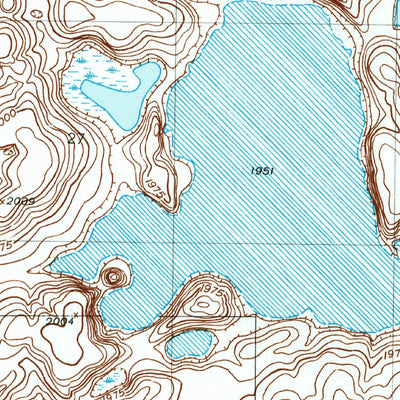 United States Geological Survey Brush Lake, MT-ND (1946, 24000-Scale) digital map