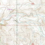 United States Geological Survey Brush Mountain, MT-ND (1974, 24000-Scale) digital map