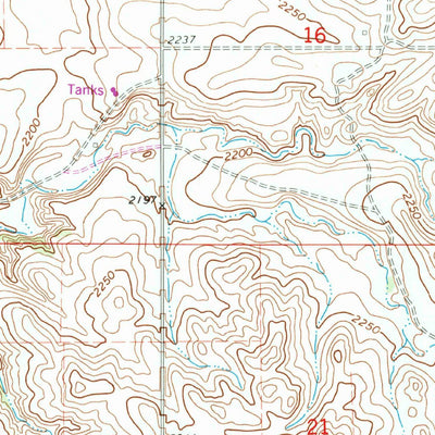 United States Geological Survey Brush Mountain, MT-ND (1974, 24000-Scale) digital map