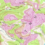 United States Geological Survey Brush Valley, PA (1963, 24000-Scale) digital map