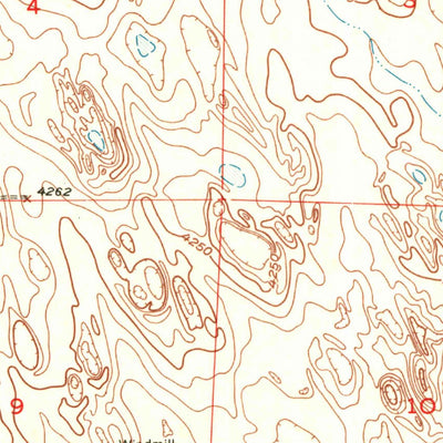 United States Geological Survey Brush West, CO (1951, 24000-Scale) digital map