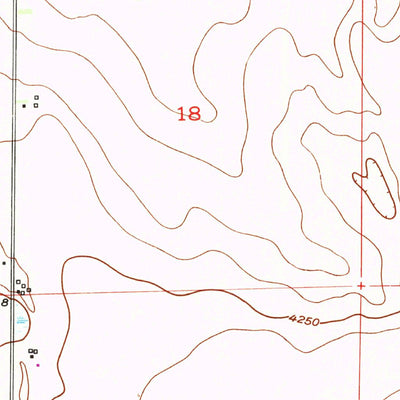 United States Geological Survey Brush West, CO (1971, 24000-Scale) digital map