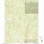 United States Geological Survey Brushy Bald Mountain, OR (1998, 24000-Scale) digital map
