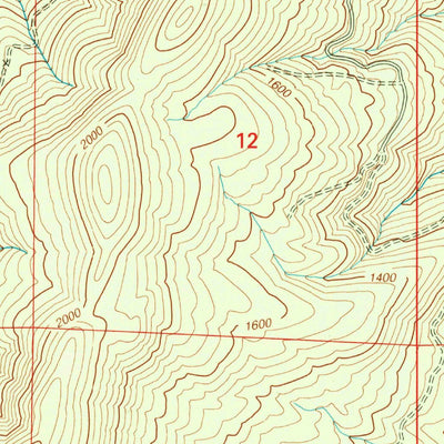 United States Geological Survey Brushy Bald Mountain, OR (1998, 24000-Scale) digital map