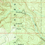 United States Geological Survey Brushy Basin Wash, UT (1957, 62500-Scale) digital map
