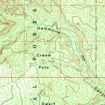 United States Geological Survey Brushy Basin Wash, UT (1957, 62500-Scale) digital map