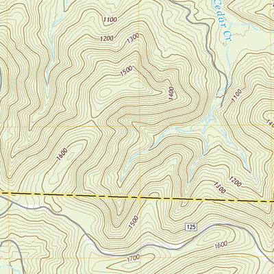 United States Geological Survey Brushy Creek Mountain, AR (2020, 24000-Scale) digital map