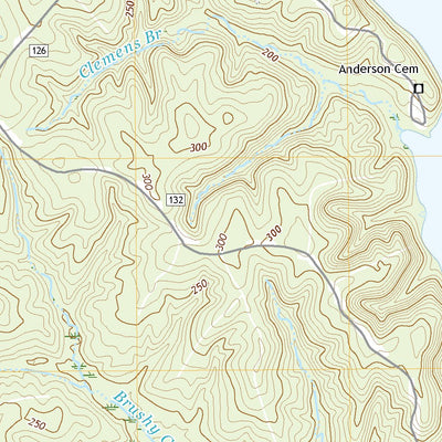 United States Geological Survey Brushy Creek, TX (2022, 24000-Scale) digital map