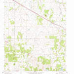 United States Geological Survey Brushy Mound, TX (1961, 24000-Scale) digital map