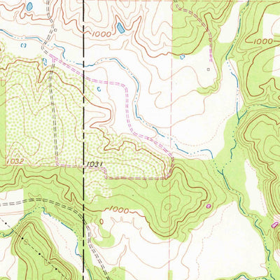 United States Geological Survey Brushy Mound, TX (1961, 24000-Scale) digital map