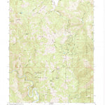 United States Geological Survey Brushy Mountain, CA (1966, 24000-Scale) digital map