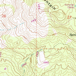 United States Geological Survey Brushy Mountain, CA (1966, 24000-Scale) digital map