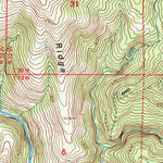 United States Geological Survey Brushy Mountain, CA (1996, 24000-Scale) digital map