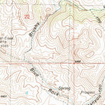 United States Geological Survey Brushy Mountain, NM (1990, 24000-Scale) digital map