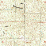 United States Geological Survey Brushy Mountain, NM (1990, 24000-Scale) digital map