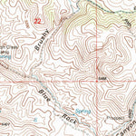 United States Geological Survey Brushy Mountain, NM (1999, 24000-Scale) digital map