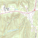 United States Geological Survey Brushy, OK (2013, 24000-Scale) digital map