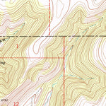 United States Geological Survey Brushy Point, CO (1964, 24000-Scale) digital map