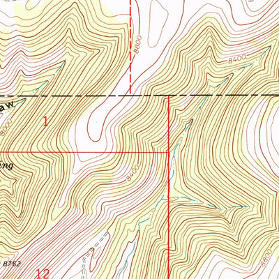United States Geological Survey Brushy Point, CO (1964, 24000-Scale) digital map
