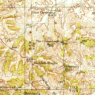 United States Geological Survey Brussels, IL-MO (1931, 62500-Scale) digital map