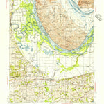 United States Geological Survey Brussels, IL-MO (1939, 62500-Scale) digital map