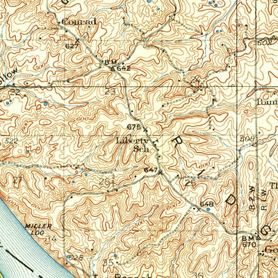 United States Geological Survey Brussels, IL-MO (1939, 62500-Scale) digital map