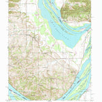 United States Geological Survey Brussels, IL-MO (1954, 24000-Scale) digital map