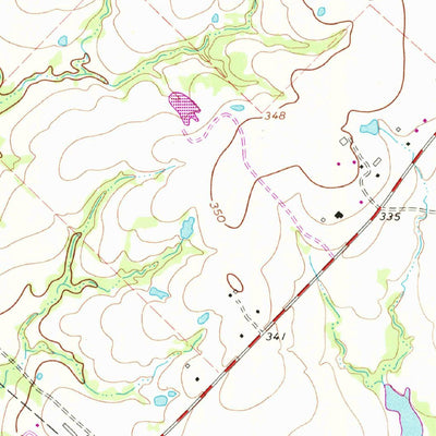 United States Geological Survey Bryan East, TX (1962, 24000-Scale) digital map