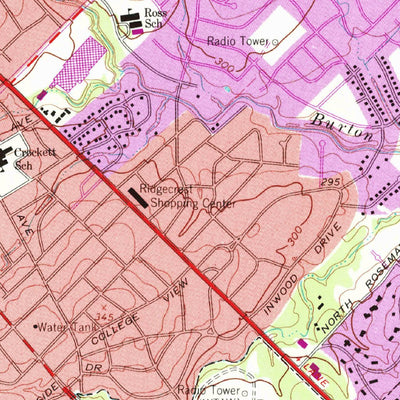 United States Geological Survey Bryan East, TX (1962, 24000-Scale) digital map