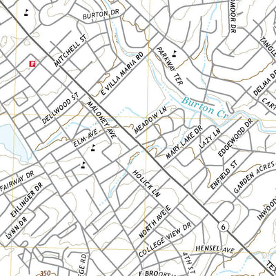 United States Geological Survey Bryan East, TX (2022, 24000-Scale) digital map
