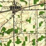 United States Geological Survey Bryan, OH (1943, 62500-Scale) digital map
