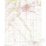 United States Geological Survey Bryan, OH (1960, 24000-Scale) digital map