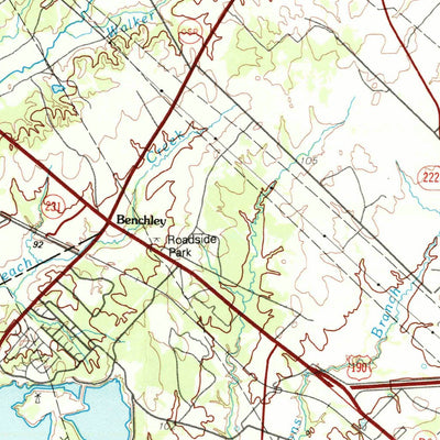 United States Geological Survey Bryan, TX (1993, 100000-Scale) digital map