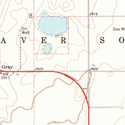 United States Geological Survey Bryans Corner, OK (1973, 24000-Scale) digital map