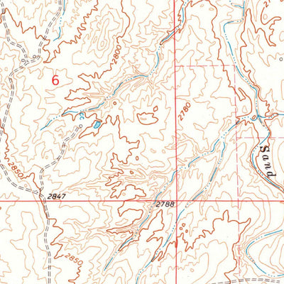 United States Geological Survey Bryans Corner SW, OK (1973, 24000-Scale) digital map