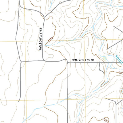 United States Geological Survey Bryans Corner SW, OK (2018, 24000-Scale) digital map