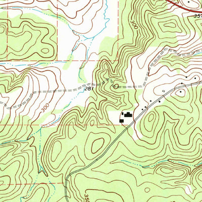United States Geological Survey Bryans Mill, TX (1969, 24000-Scale) digital map