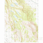 United States Geological Survey Bryant Mountain, OR (1988, 24000-Scale) digital map