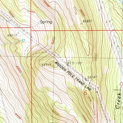 United States Geological Survey Bryant Mountain, OR (1988, 24000-Scale) digital map